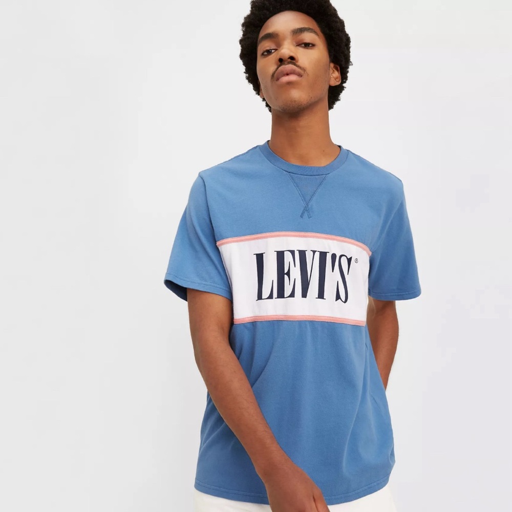 Levi’s color block men’s T-shirt *sold out online